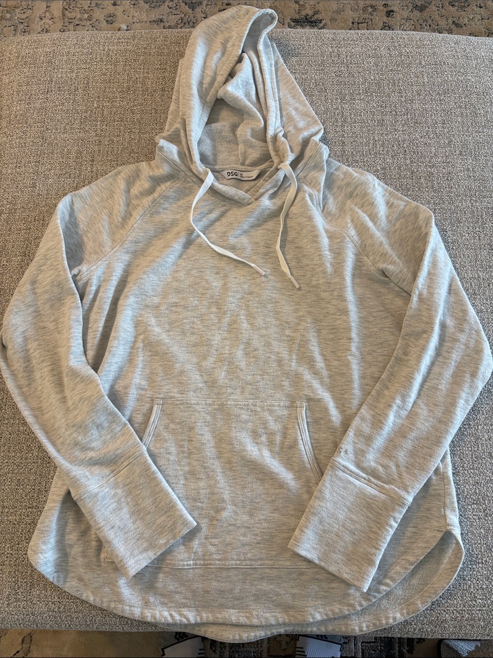 DSG Light Gray Women's Hoodie Sweatshirt